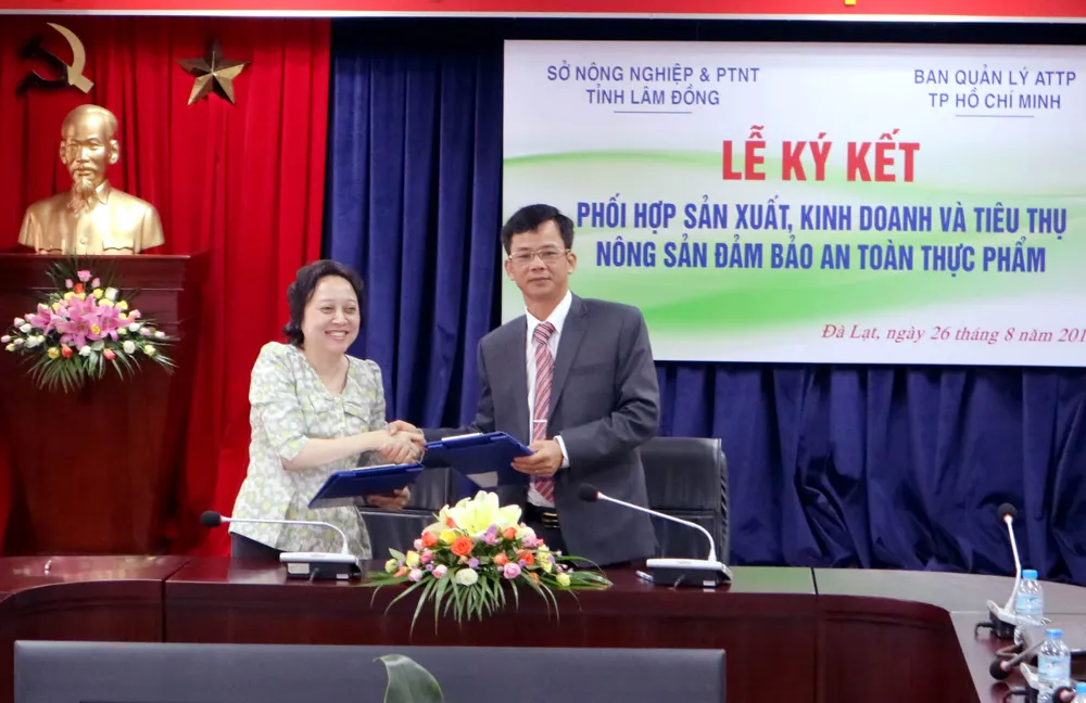 Lâm Đồng và TPHCM hợp tác sản xuất, tiêu thụ nông sản an toàn	 ảnh 1