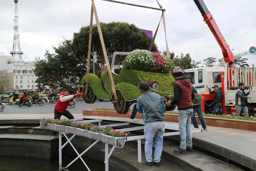 Hoa Đà Lạt tấp nập xuống phố trước thềm lễ hội ảnh 8