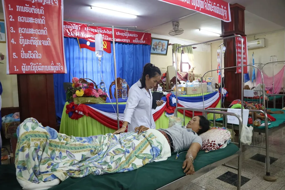 Vỡ đập thủy điện tại Lào: Sinh con trên đường chạy lũ  ảnh 1 Vỡ đập thủy điện tại Lào: Sinh con trên đường chạy lũ  ảnh 1