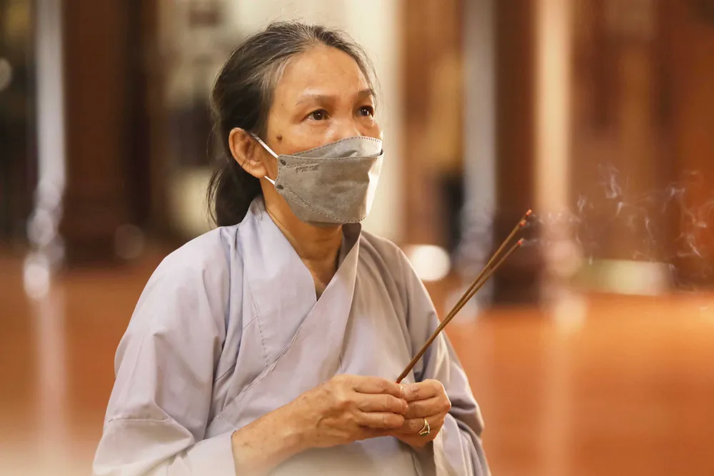 Lễ tưởng niệm, cầu siêu đồng bào tử vong và cán bộ, chiến sĩ hy sinh trong đại dịch Covid-19 tại Khánh Hòa ảnh 8