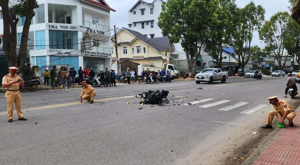 Hiện trường vụ tai nạn