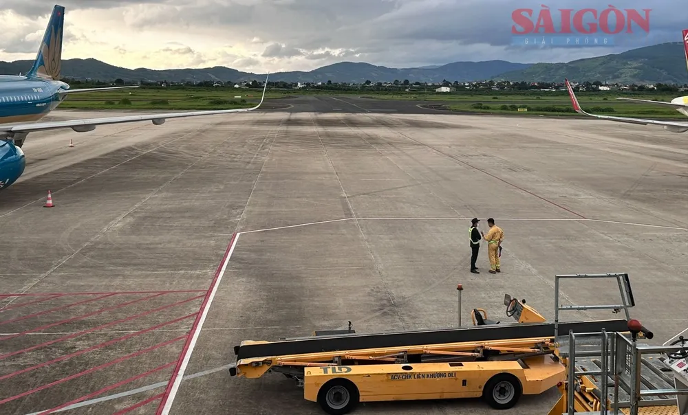 Sân bay Liên Khương hiện nay. Lần gần nhất, sân bay này được cải tạo, mở rộng, nâng cấp đường lăn, sân đỗ máy bay là năm 2007. Ảnh: ĐOÀN KIÊN 31c27abb1c3aaa64f32b.jpg