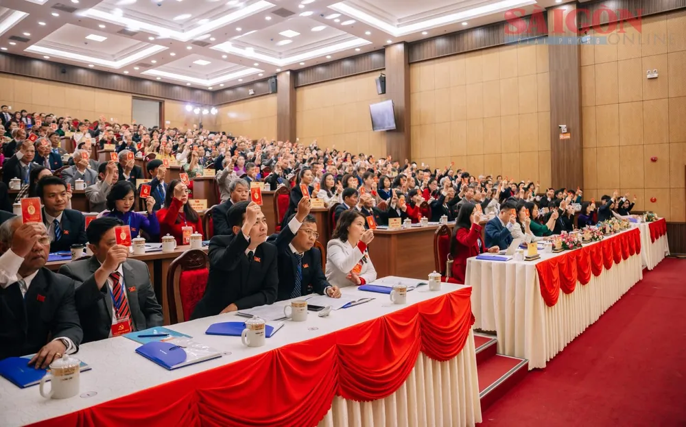 Các đại biểu biểu quyết tại đại hội IMG_4523.JPG