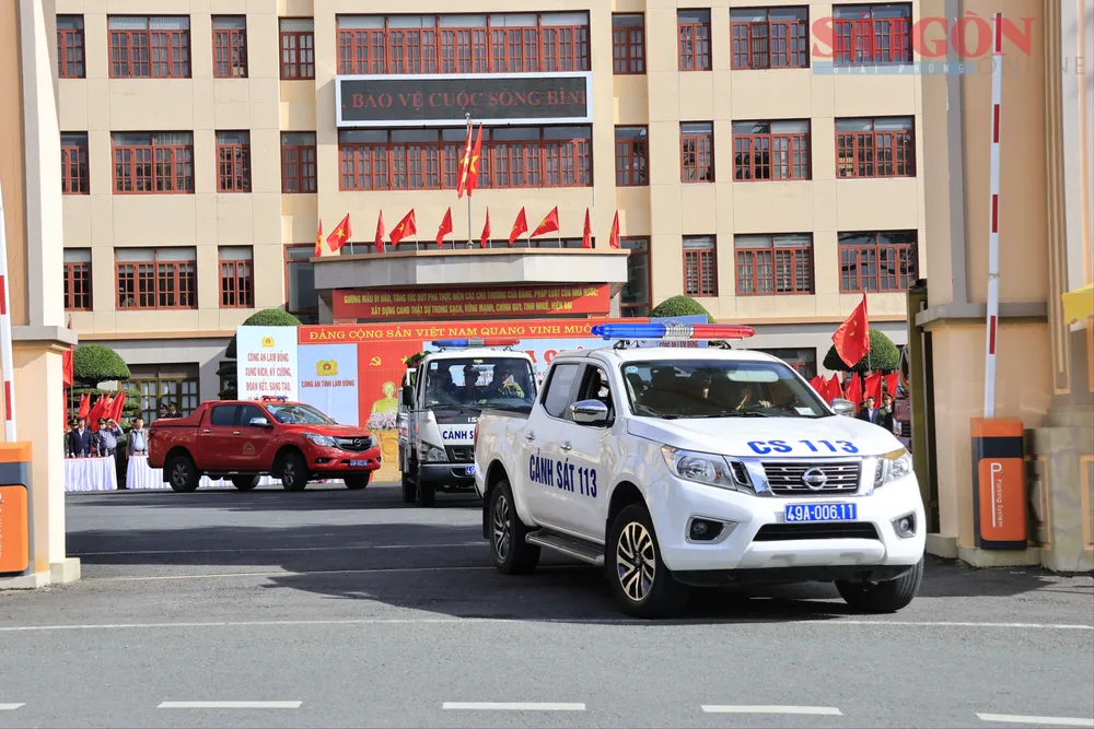 Các lực lượng xuất quân tại Công an tỉnh Lâm Đồng _O9A5624.JPG
