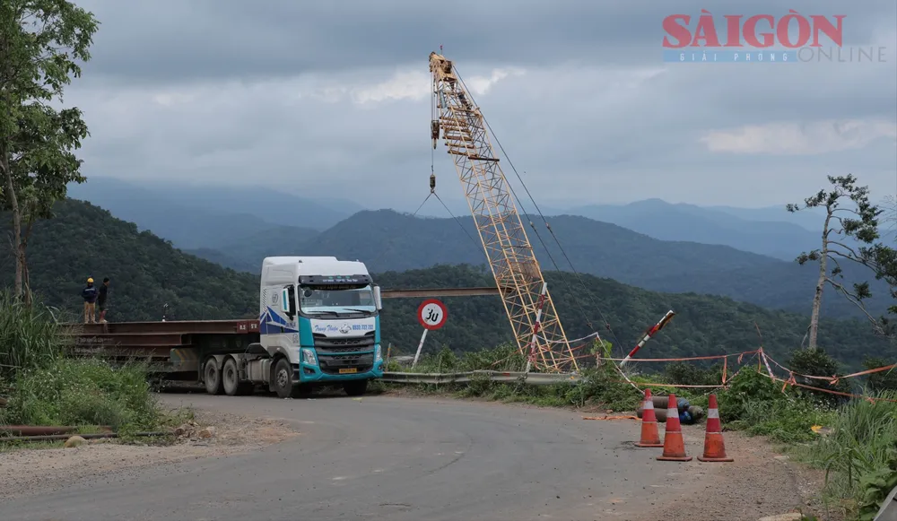 Dự án nâng cấp Quốc lộ 28B nguy cơ chậm tiến độ NGHI9949.JPG