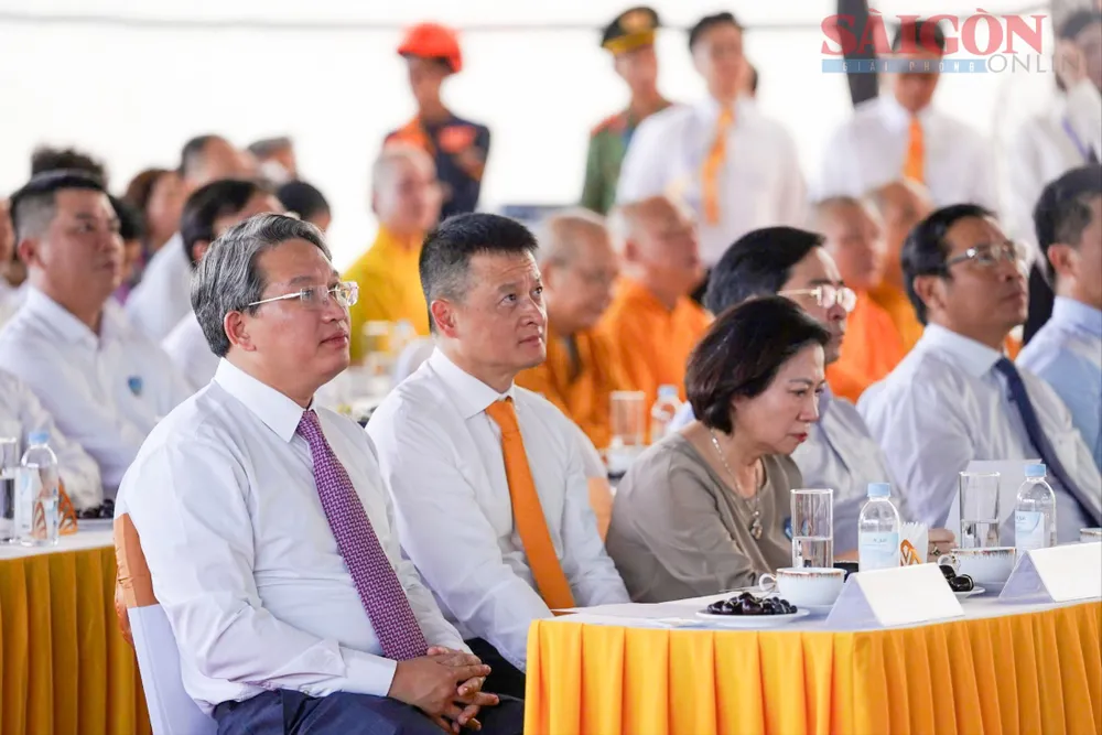 Bộ trưởng Bộ Tư pháp Nguyễn Hải Ninh dự lễ khởi công dự án Khu đô thị hỗn hợp Nha Trang. Ảnh: HIẾU GIANG 20250819-anh1.jpg