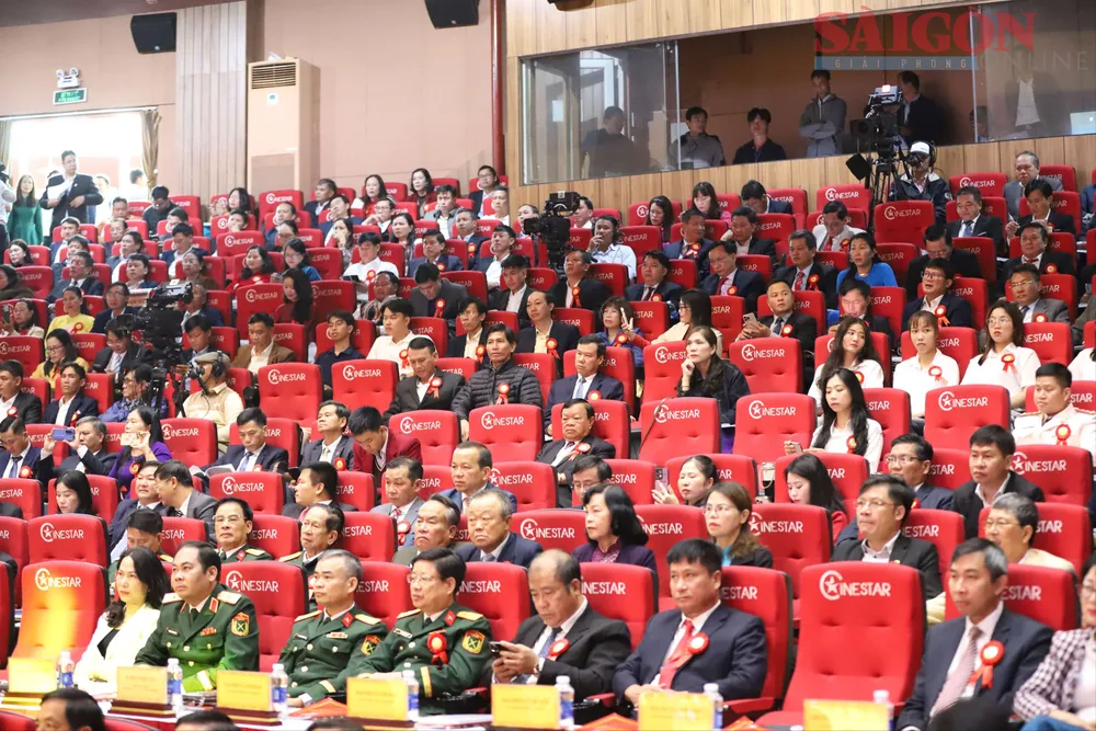 Đại hội có sự tham dự của 553 đại biểu. Ảnh: ĐOÀN KIÊN IMG_4827.JPG
