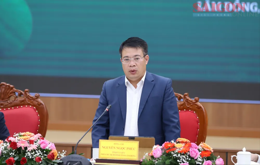 Ông Nguyễn Ngọc Phúc, Phó Chủ tịch UBND tỉnh Lâm Đồng. Ảnh: ĐOÀN KIÊN IMG_5017.JPG