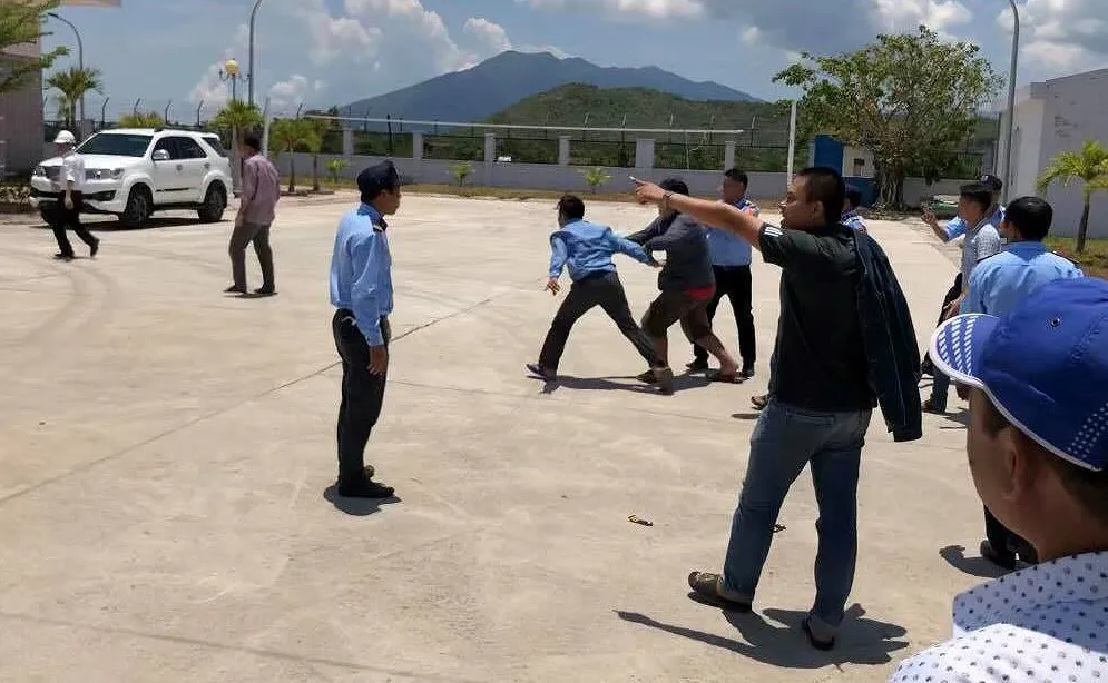 Tài xế tấn công nhân viên trạm BOT Ninh Lộc ảnh 1