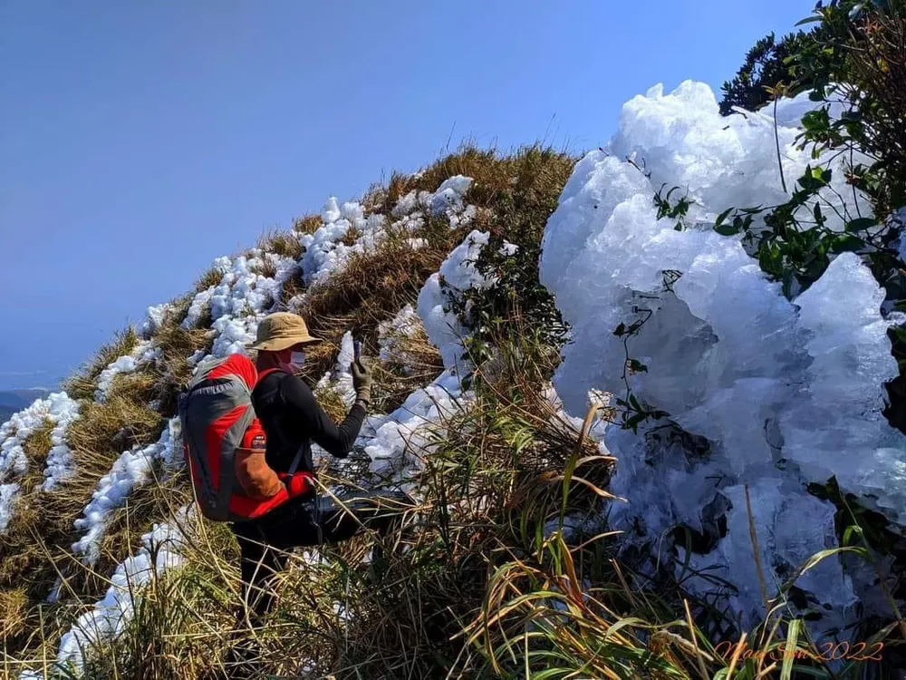 Trên đỉnh Mẫu Sơn. Ảnh: TL