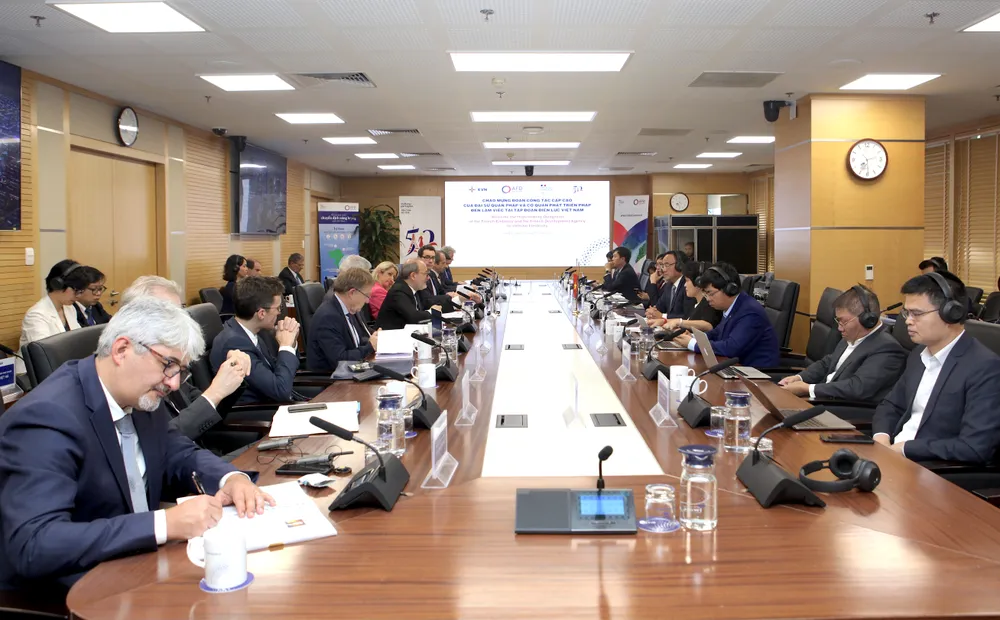 Cuộc làm việc giữa EVN và AFD Cuộc làm việc giữa EVN và AFD