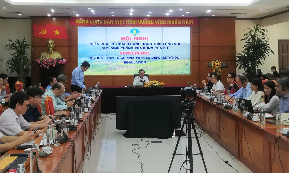 Hội nghị triển khai các quy định EUDR của EU chiều 4-11 Hội nghị triển khai các quy định EUDR của EU chiều 4-11