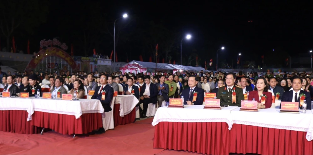 Tối 4-3, UBND huyện Bảo Lâm đã tổ chức lễ khai mạc ngày hội văn hóa các dân tộc năm 2024. Ảnh theo Báo Cao Bằng img-6776-9417.jpeg