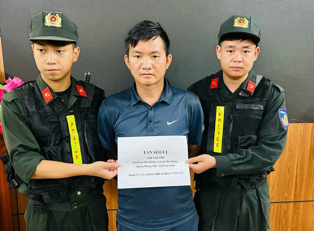 Đối tượng Tẩn Seo Lụ. Ảnh: Công an tỉnh Lai Châu cung cấp IMG_8579.jpeg