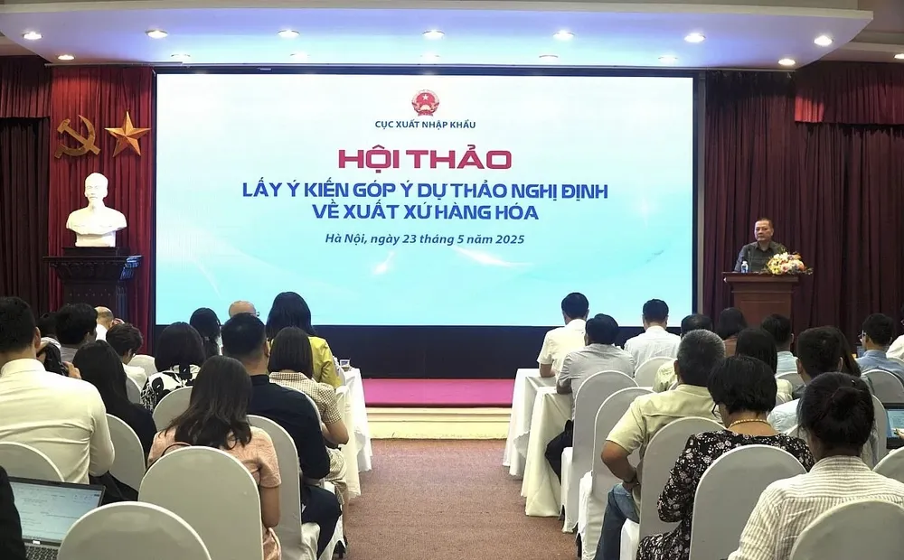 Quang cảnh hội thảo chiều 23-5. Ảnh: BÁO CÔNG THƯƠNG IMG_9202.jpeg