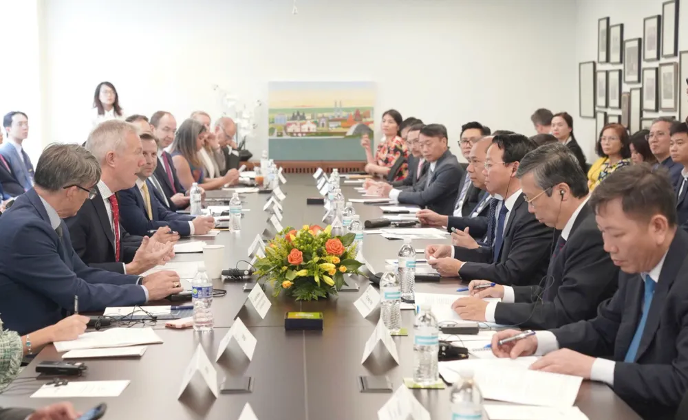 Buổi làm việc giữa Bộ Nông nghiệp và Môi trường Việt Nam và Hội đồng Kinh doanh Hoa Kỳ - ASEAN (USABC). Ảnh: Đoàn công tác