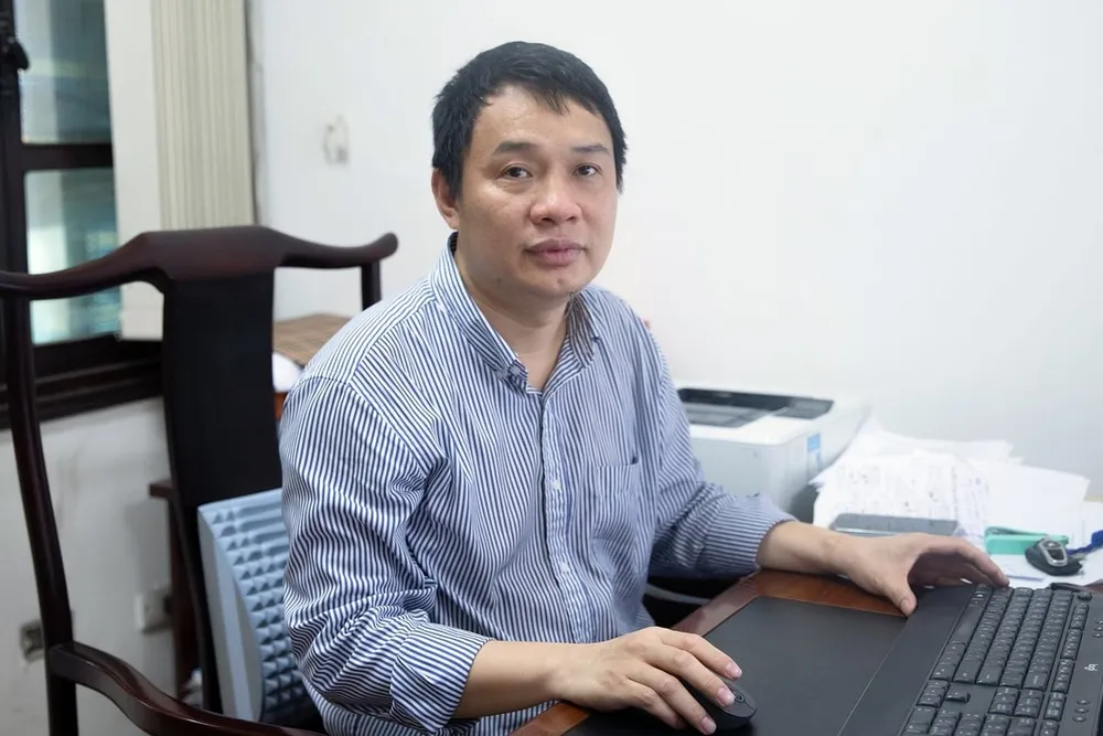 TS Lương Hữu Dũng, Giám đốc Trung tâm Nghiên cứu thủy văn và hải văn. Ảnh: KHƯƠNG TRUNG/BÁO NN-MT IMG_0717.jpeg