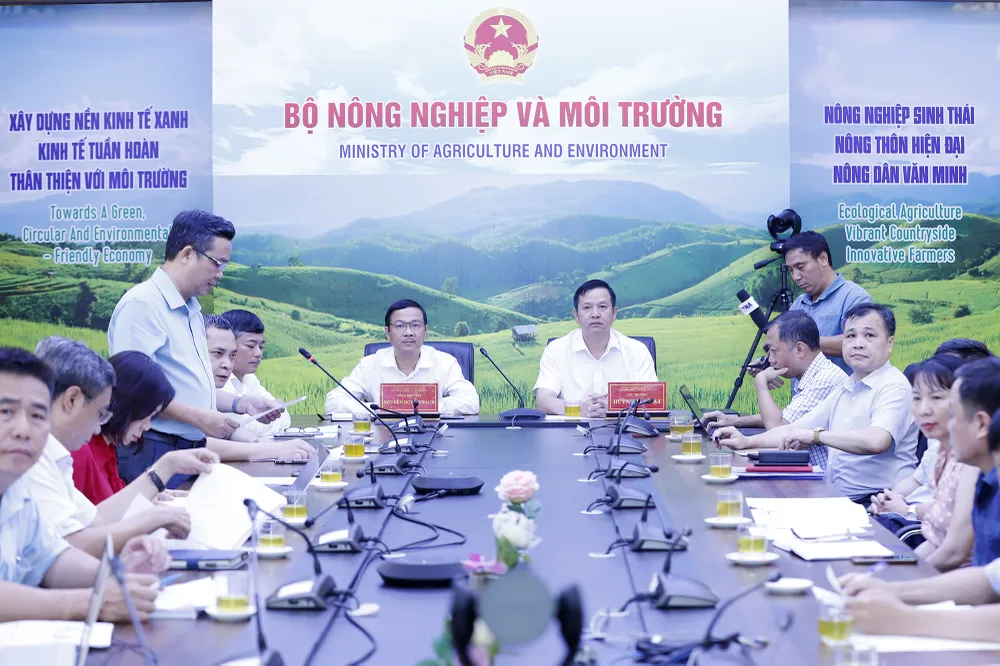 Các đại biểu dự hội nghị tại đầu cầu Hà Nội BaoNNMT_Live_29072025_1.jpeg