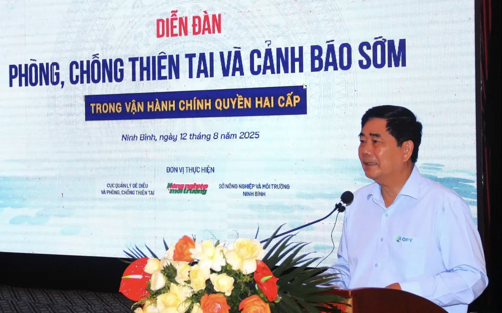 Ông Cao Đức Phát, nguyên Bộ trưởng Bộ Nông nghiệp và Phát triển nông thôn, phát biểu IMG_1254.jpeg