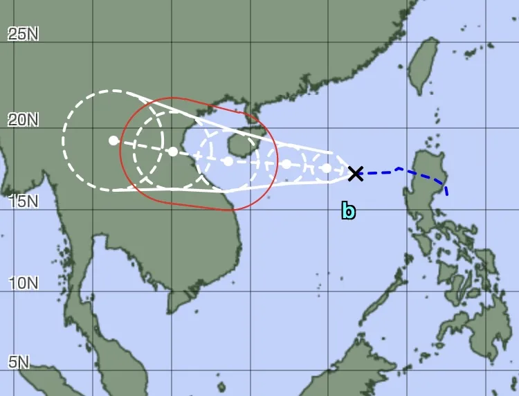 Mô hình dự báo của Cục Khí tượng Nhật Bản, cập nhật sáng sớm 23-8 IMG_1586.jpeg