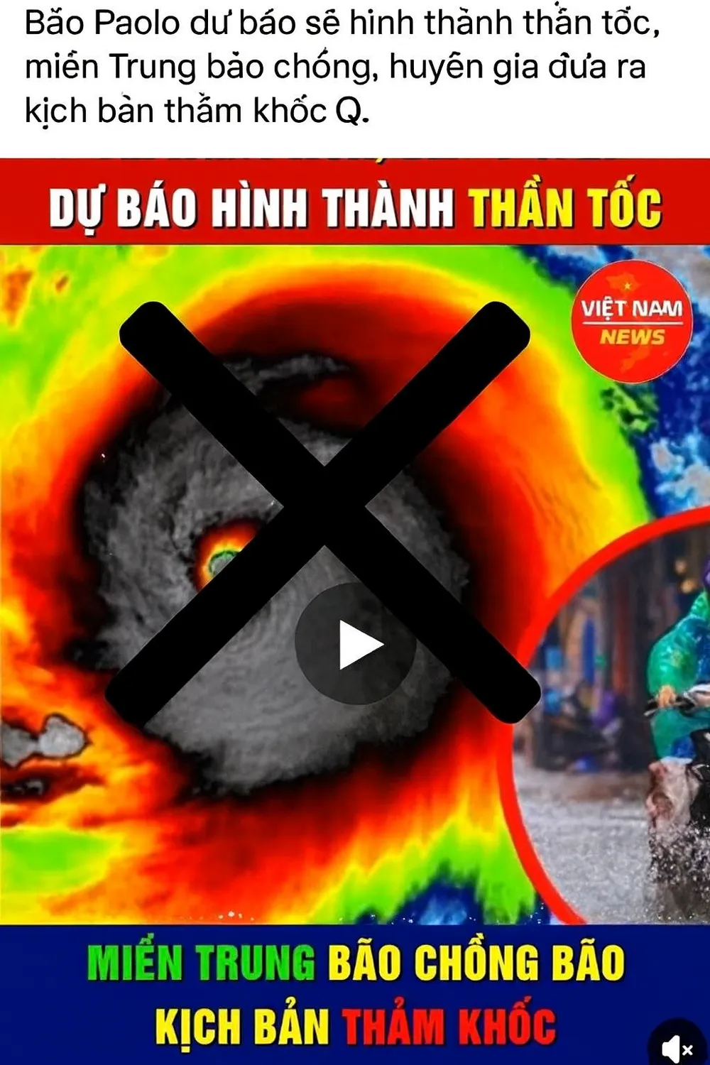 Một trong những nội dung không chính xác xuất hiện trên Facebook hôm nay 29-9 3940429C-5FD9-4DEA-816F-DC18F27B9C3E.png