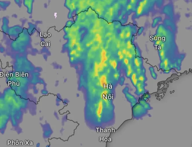 Cột mây khổng lồ ở Bắc bộ qua ảnh radar chụp tia hồng ngoại lúc 7 giờ ngày 30-9 IMG_2858.jpeg
