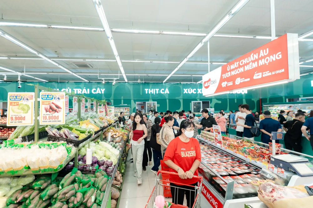 Đại diện chuỗi WinMart cho biết, hàng hóa các loại đã tăng cường về siêu thị. Ảnh: WINCOMMERCE IMG_2968.jpeg