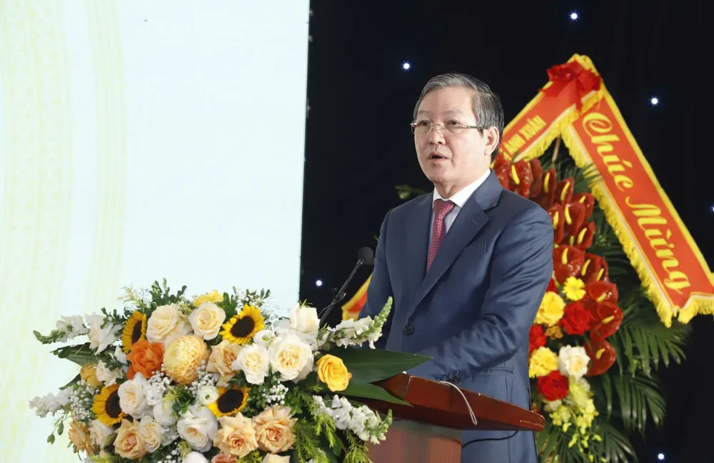 Chủ tịch Trung ương Hội Nông dân Việt Nam Lương Quốc Đoàn phát biểu khai mạc Chủ tịch Trung ương Hội Nông dân Việt Nam Lương Quốc Đoàn phát biểu khai mạc
