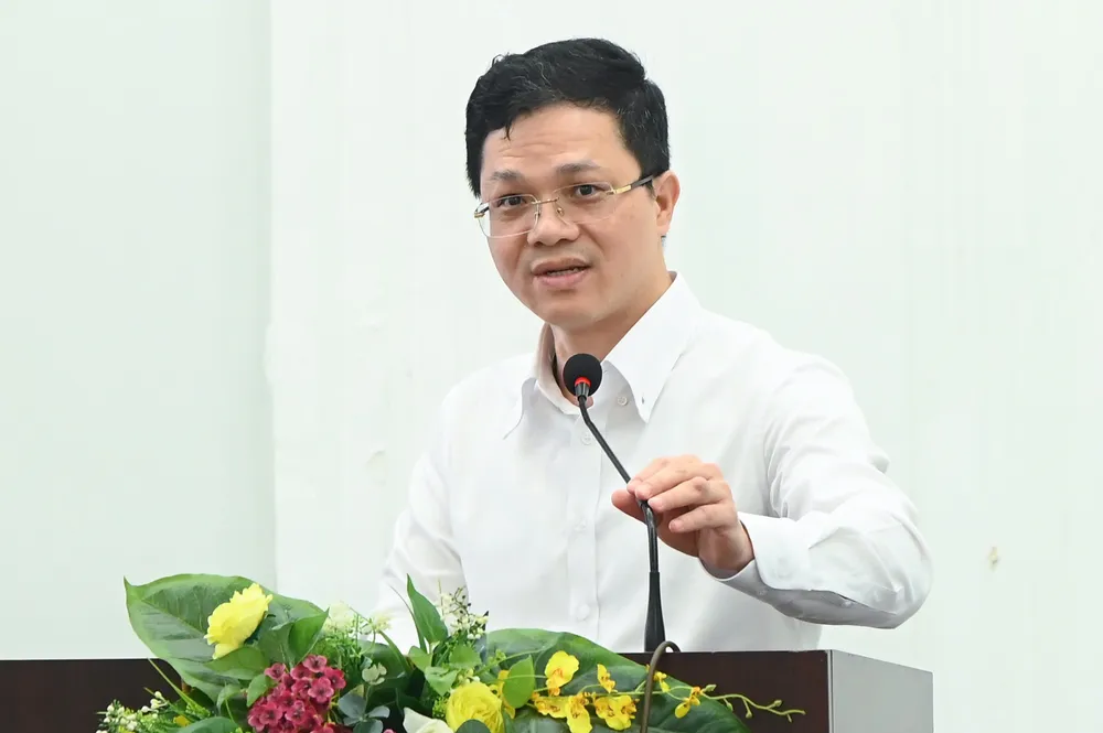 TS Nguyễn Văn Long, Vụ trưởng Vụ KH-CN (Bộ Nông nghiệp và Môi trường) phát biểu IMG_3771.jpeg
