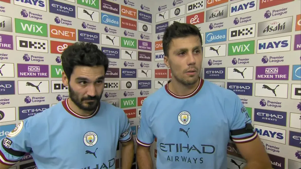 Gundogan và Rodri, những cầu thủ ghi bàn đem 2 chiếc cúp về cho Man.City