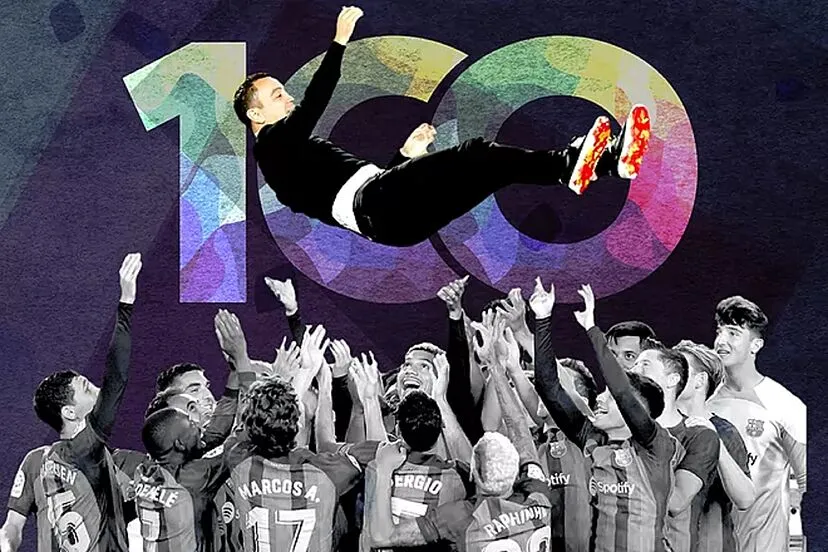 Điều gì xảy ra khi Xavi chạm mốc 100 trận trên cương vị HLV Barcelona