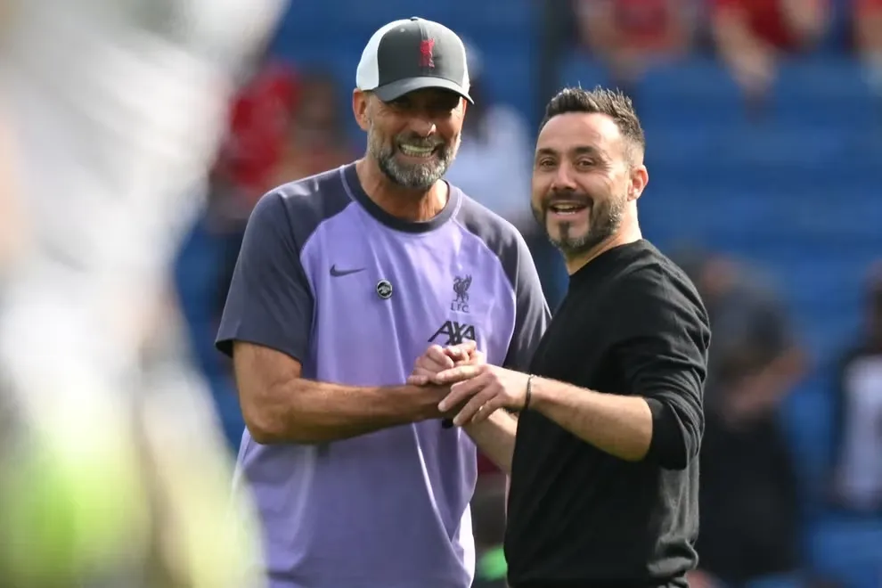 Roberto De Zerbi - Jurgen Klopp: Khi anh hùng trọng anh hùng
