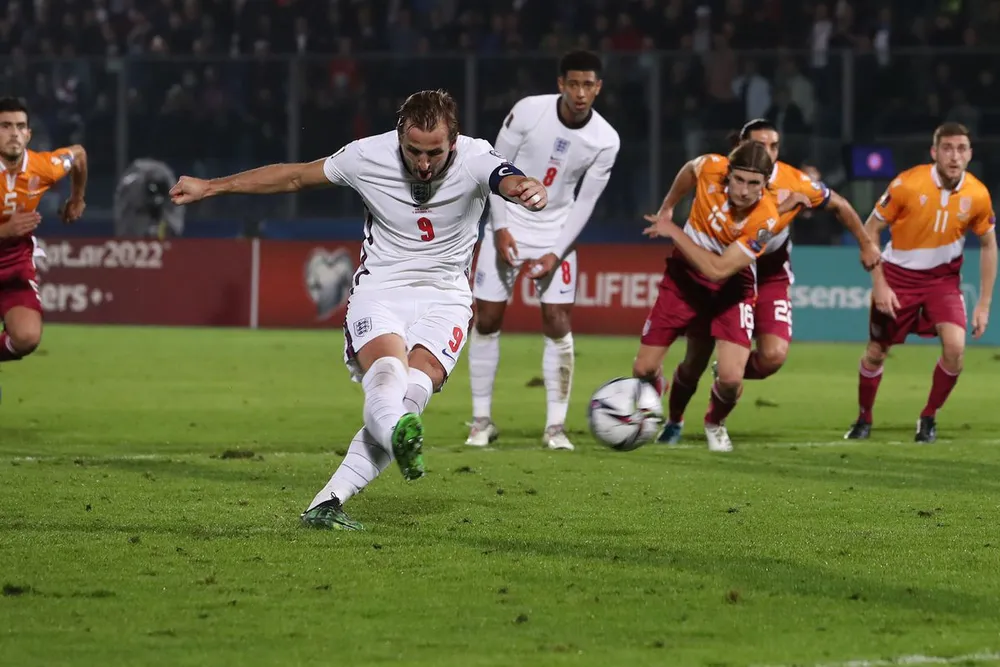 Harry Kane ghi 4 bàn trong trận đấu gần nhất với San Marino