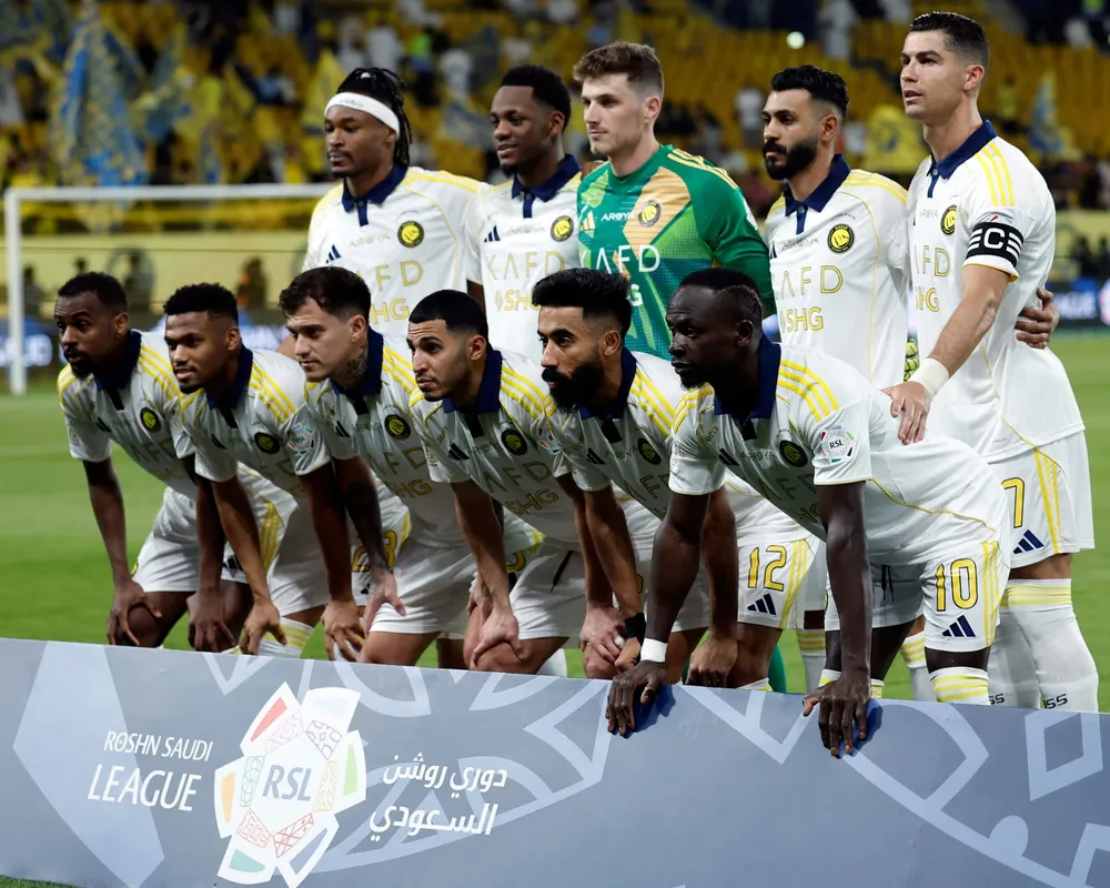 Cristiano Ronaldo đã ghi 99 bàn trong 111 lần ra sân cho Al-Nassr nhưng chưa giành được danh hiệu nào. Ảnh: Hamad I Mohammed/Reuters 3833.jpg