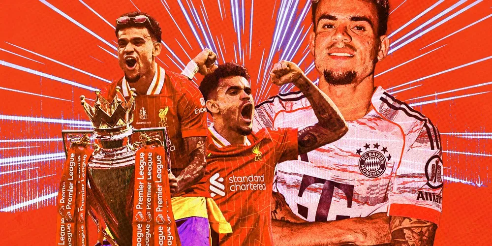 Luis Díaz, người đến từ Barrancas, và nay chơi cho Bayern Munich