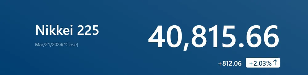 Ảnh chụp màn hình Nikkei Index: Chỉ số Nikkei 225 khi đóng phiên giao dịch ngày 21-3 nikkei.jpg