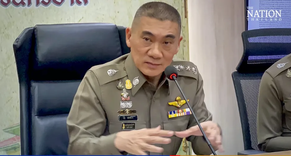 Trung tướng Thiti Saengsawang, Tư lệnh Cảnh sát Thủ đô Bangkok, Thái Lan. Ảnh: THE NATION tl.png