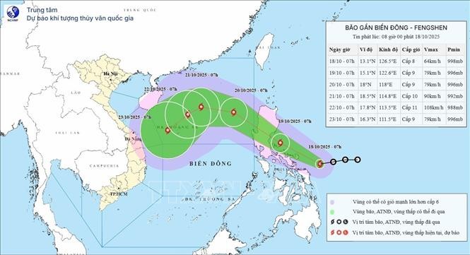 台风活动路径。