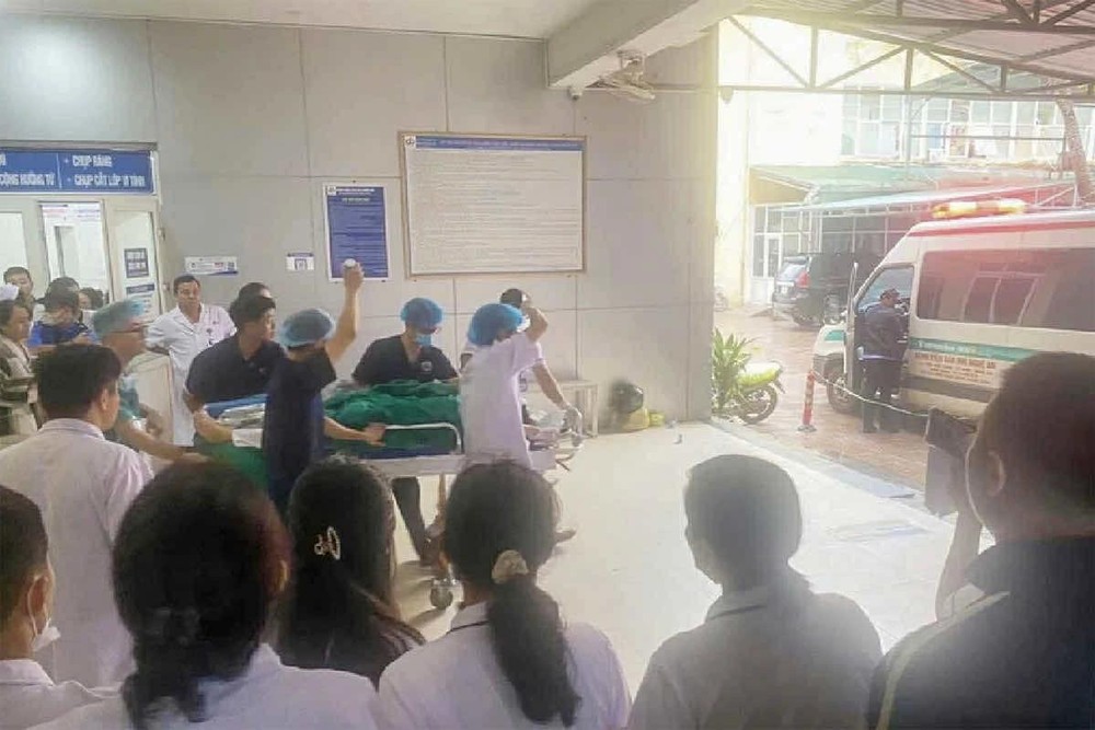 受伤者获送往急救。 