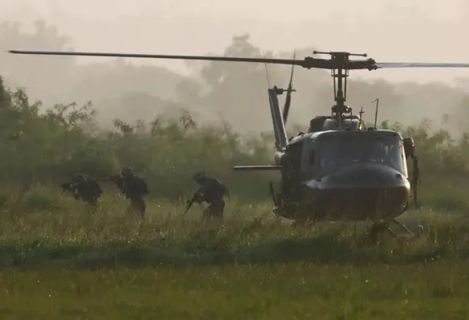 菲律宾一架军用直升机坠毁