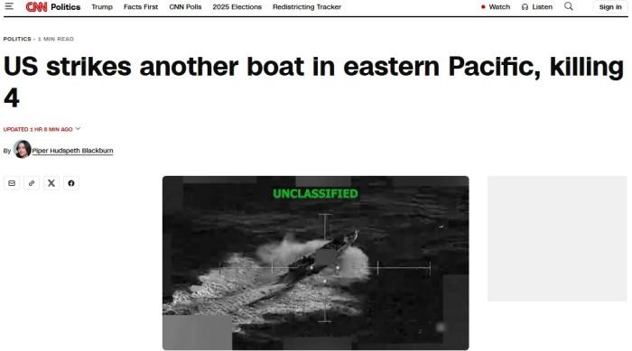 图片来源：美国有线电视新闻网(CNN)报道截图 