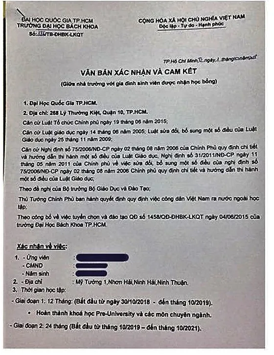 Giả con dấu lừa phụ huynh, sinh viên học chương trình quốc tế ảnh 3