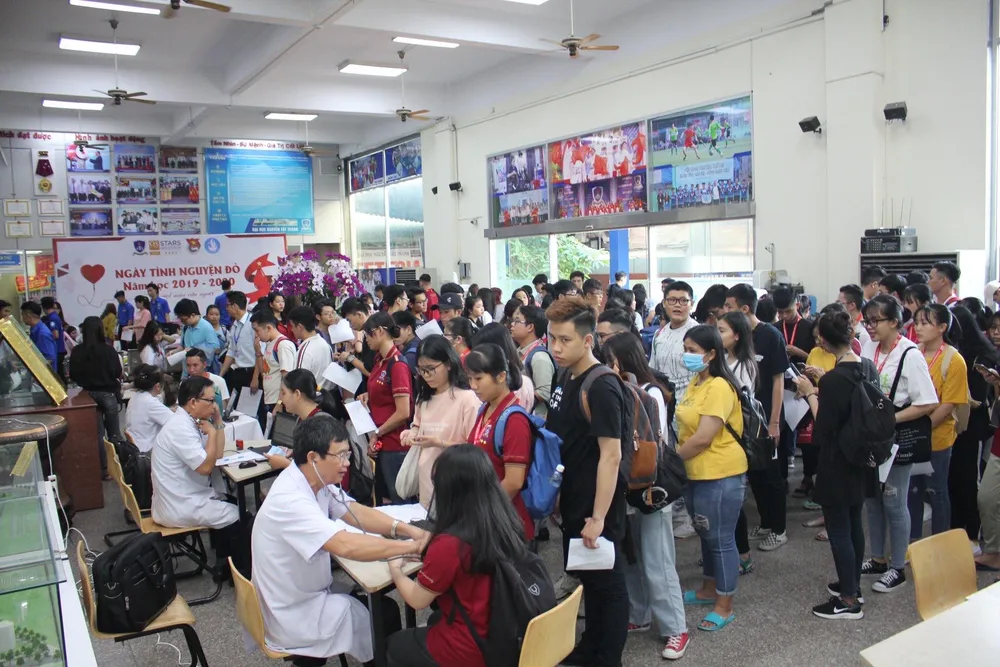 Hơn 2.000 giảng viên, sinh viên hiến máu nhân đạo ảnh 2
