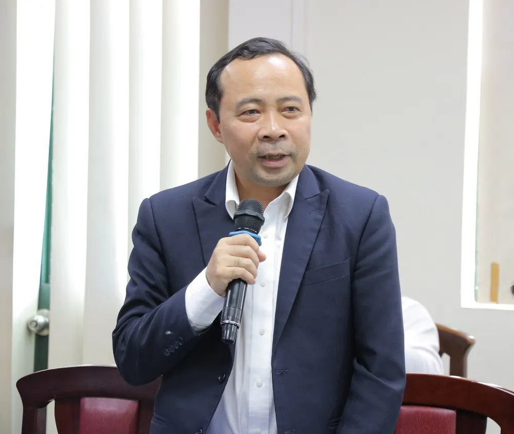 PGS-TS Vũ Hải Quân, Giám đốc ĐHQG TPHCM phát biểu tại tọa đàm