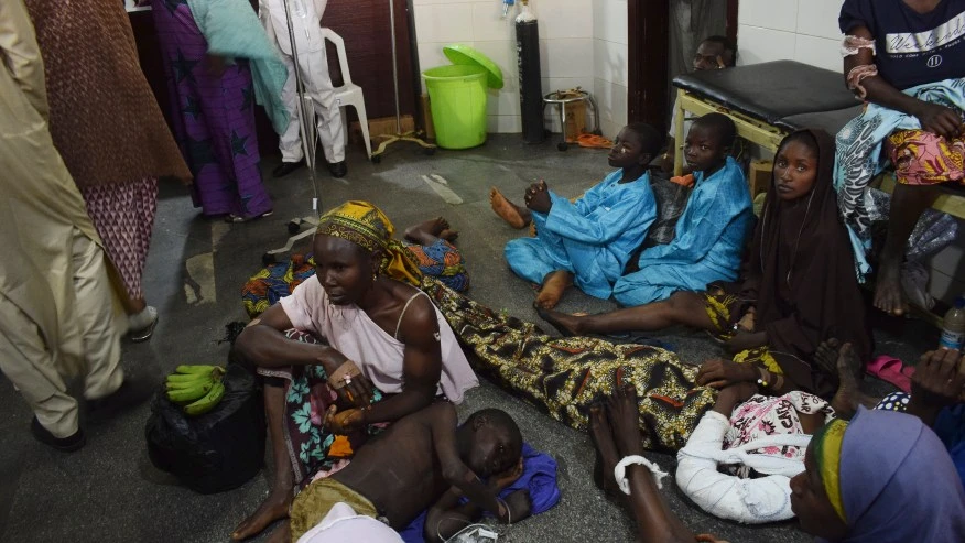 Nạn nhân bị không kích nhầm ở Nigeria. Ảnh: AP 1-5163.jpg