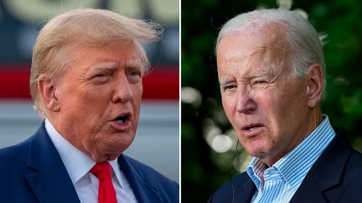 Ông Donald Trump và Tổng thống Mỹ Joe Biden. Ảnh: Fox News 