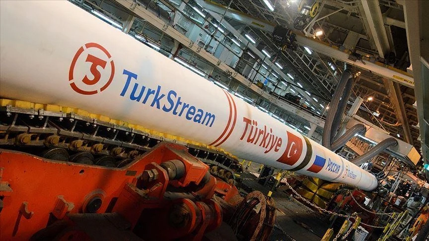 Đường ống TurkStream. Ảnh: ANADOLU AGENCY