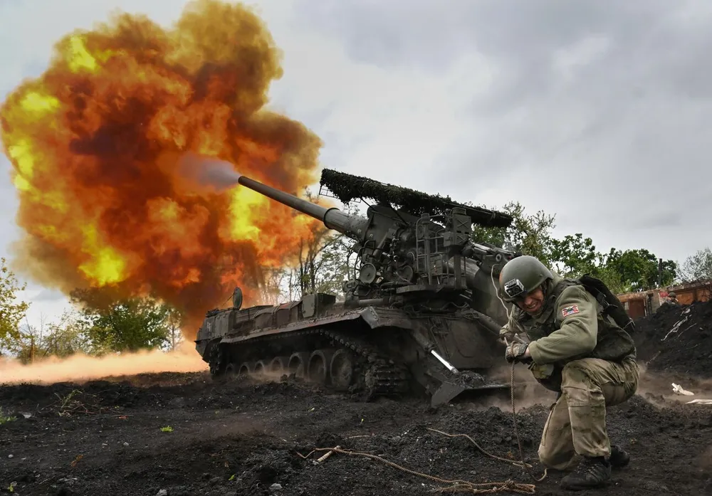 Quân đội Nga tham chiến tại Krasnoarmeysk, Ukraine. Ảnh: SPUTNIK