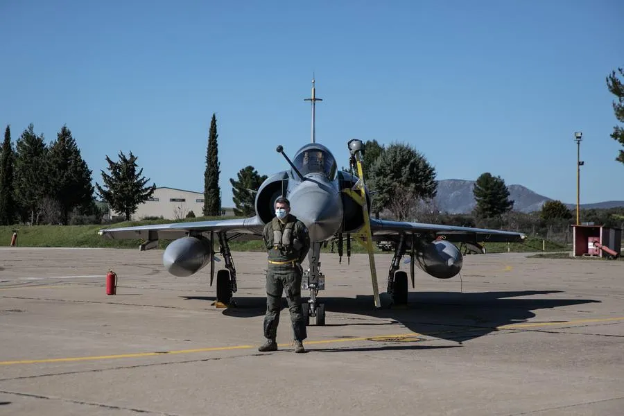 Tiêm kích Mirage 2000. Ảnh: XINHUA