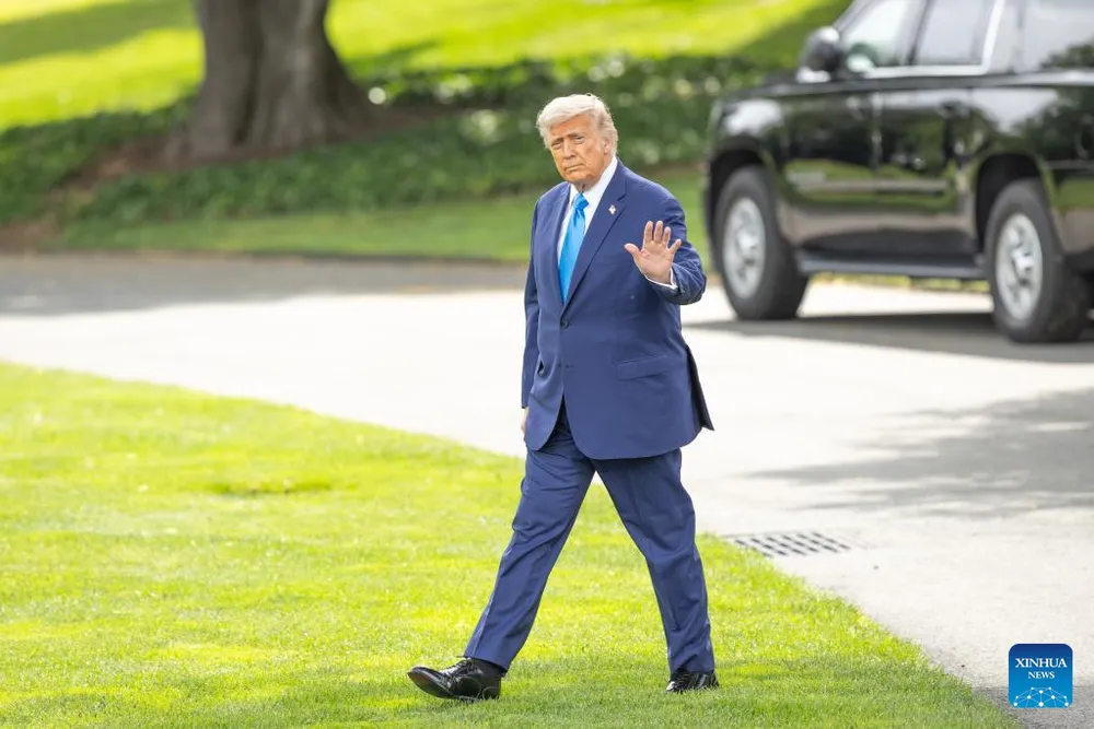 Tổng thống Mỹ Donald Trump. Ảnh: XINHUA